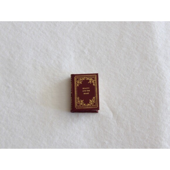Dollhouse Miniature Book Beauty And The Beast #170? Of 300 Barbara Raheb - Picture 2 of 14